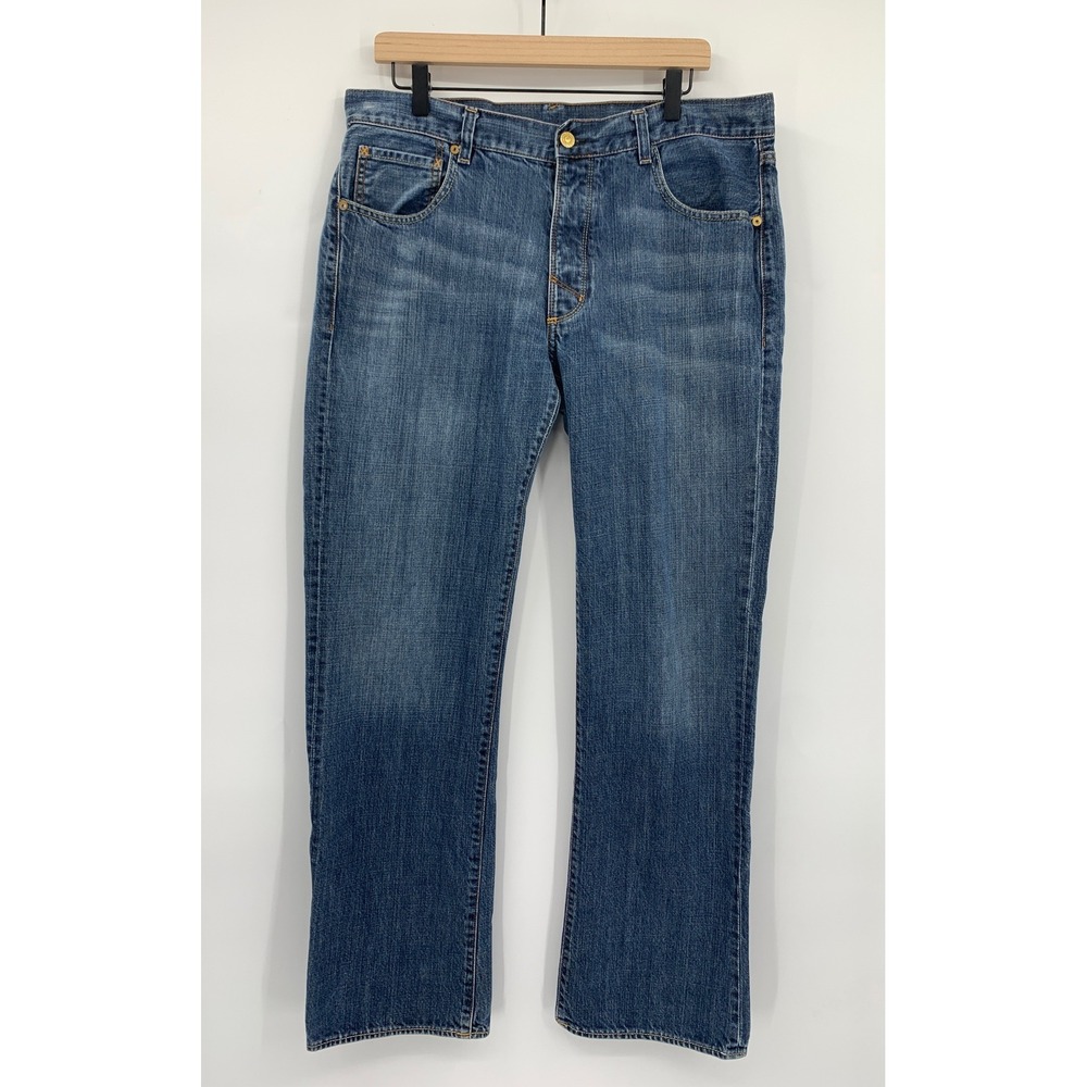 Polo Ralph Lauren Jeans Mens 34x32 Blue Mercer Low Rise Straight Leg Denim Pants